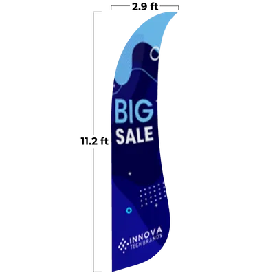 2.9 ft x 11.2 ft - Custom Shot Glass Now