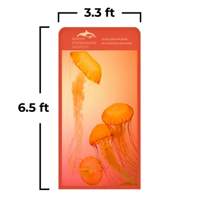 3.3 x 6.5 ft - Custom Shot Glass Now