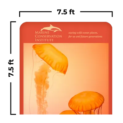 7.5 x 7.5 ft - Custom Shot Glass Now