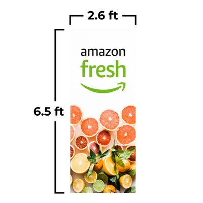 2.6 x 6.5 ft - Custom Shot Glass Now