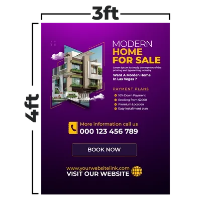 3 x 4 ft - Custom Shot Glass Now