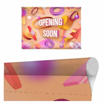 Top & Bottom Pole Pocket - Custom Shot Glass Now