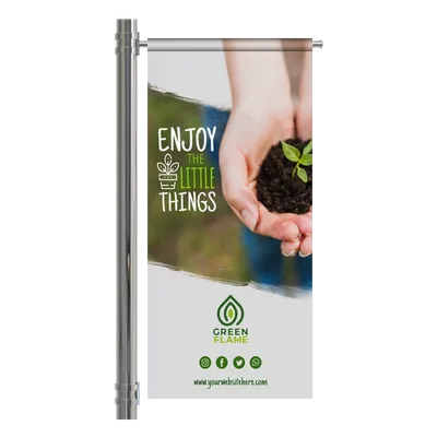 Top Pole Pocket - Custom Shot Glass Now