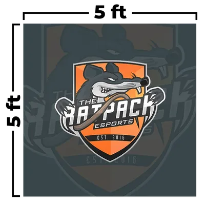 5 x 5 ft - Custom Shot Glass Now