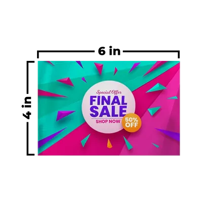 6 x 4 in - Custom Shot Glass Now