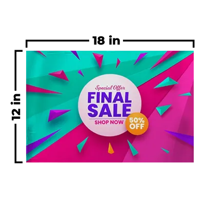 18 x 12 in - Custom Shot Glass Now