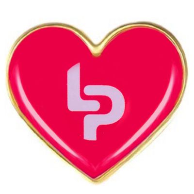 Heart Lapel Pin Heart Lapel Pin - Custom Shot Glass Now