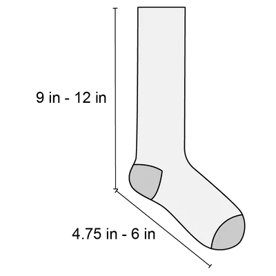 Youth (4-7 Years Old)_Embroidery + Pure Cotton Knee High Youth (4-7 Years Old)_Embroidery + Pure Cotton Knee High - Custom Shot Glass Now