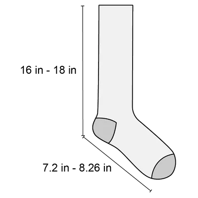 Women_DTF Printing + Pure Cotton Knee High Women_DTF Printing + Pure Cotton Knee High - Custom Shot Glass Now