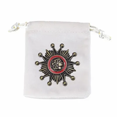 Beige Velvet Bag Beige Velvet Bag - Custom Shot Glass Now