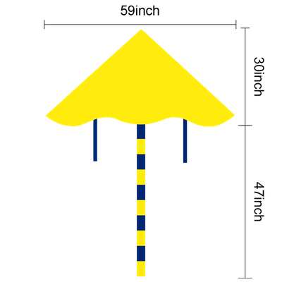 30in L x 59in W (47in Tail Length)