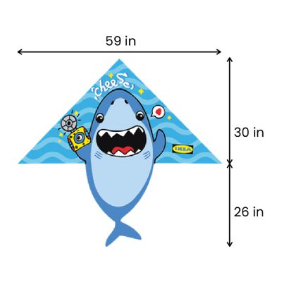 30in L x 59in W (26in Tail Length)