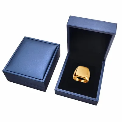 Blue PU Box - Custom Shot Glass Now