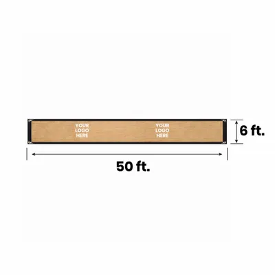 6 ft. x 50 ft. - Custom Shot Glass Now