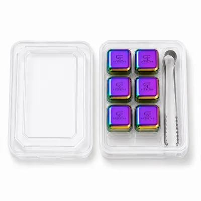 6-Pack Box Set with Tongs - Custom Shot Glass Now