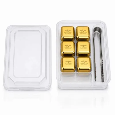 6-Pack Box Set with Tongs - Custom Shot Glass Now