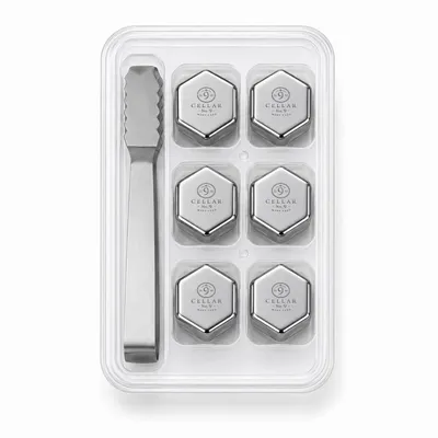 6-Pack Box Set with Tongs - Custom Shot Glass Now