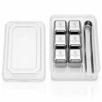 6-Pack Box Set with Tongs - Custom Shot Glass Now