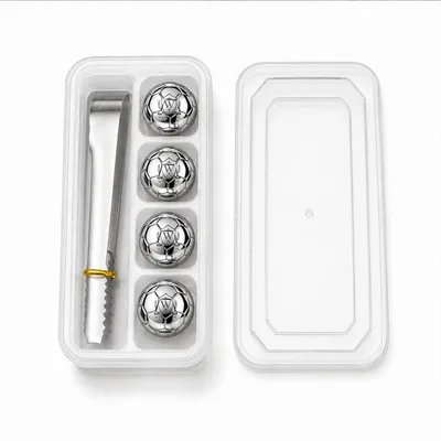4-Pack Box Set with Tongs - Custom Shot Glass Now