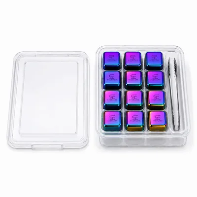12-Pack Box Set with Tongs - Custom Shot Glass Now