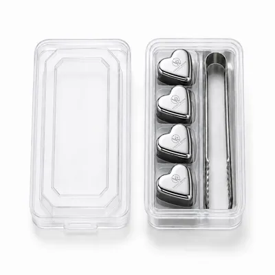 4-Pack Box Set with Tongs - Custom Shot Glass Now