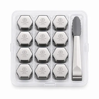 12-Pack Box Set with Tongs - Custom Shot Glass Now
