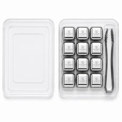 12-Pack Box Set with Tongs - Custom Shot Glass Now