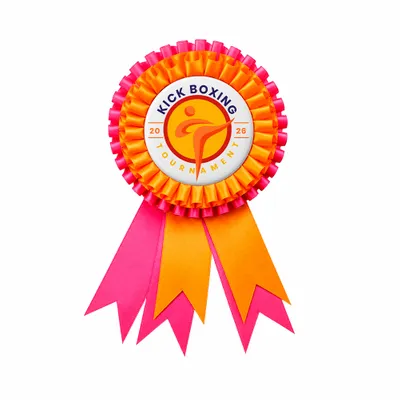 Orange/Hot Pink - Custom Shot Glass Now