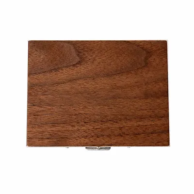 Walnut with Silver Frame - Custom Shot Glass Now