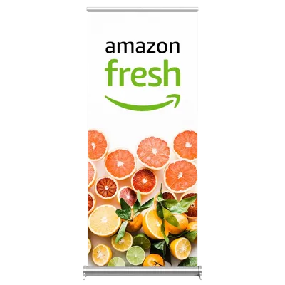 Roll Up Banner Stands - Custom Shot Glass Now