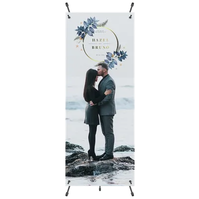 Adjustable X Banner Stands - Custom Shot Glass Now