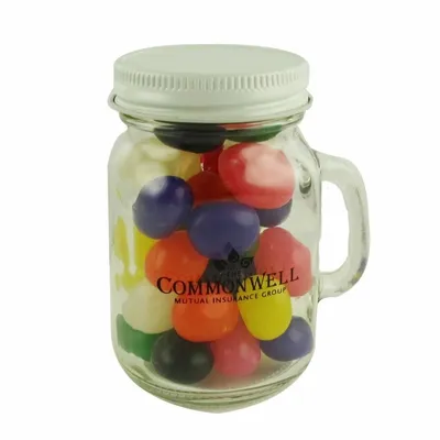 Glass Mini Mason Jars - Jelly Beans - Custom Shot Glass Now