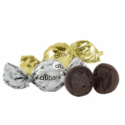 Wrapped Chocolates Twist Wrapped Truffles - Custom Shot Glass Now
