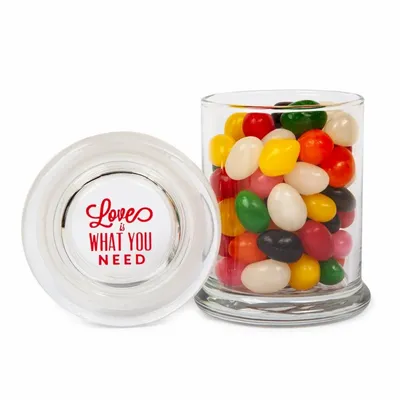 Glass Gourmet Jar - Jelly Beans - Custom Shot Glass Now