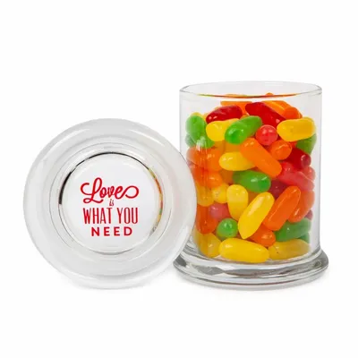 Glass Gourmet Jar - Mike & Ikes - Custom Shot Glass Now