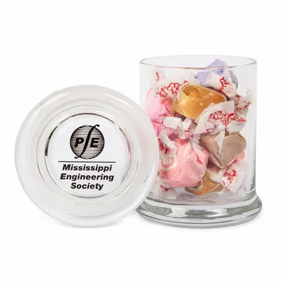 Glass Gourmet Jar - Salt Water Taffy - Custom Shot Glass Now
