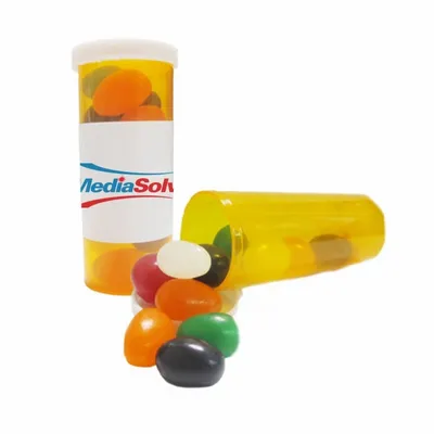 Small Promo Pill Bottles-Jelly Beans - Custom Shot Glass Now
