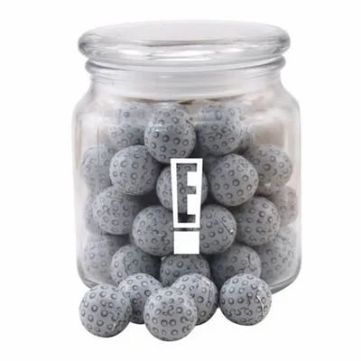 Jar with Chocolate Golf Balls - SG400 - Custom Shot Glass Now