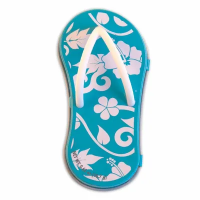 Hibiscus Blue Flip Flop Mint Tin - Custom Shot Glass Now