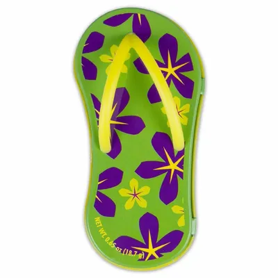 Floral Green Flip Flop Mint Tin - Custom Shot Glass Now