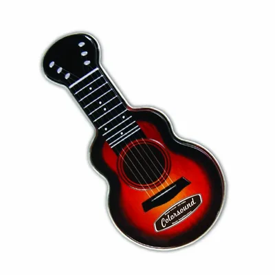 Red Acoustic Guitar Shaped Mint Tin - Custom Shot Glass Now