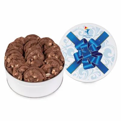 Fresh Beginnings Chocolate Double Chip Cookie Tin - Custom Shot Glass Now
