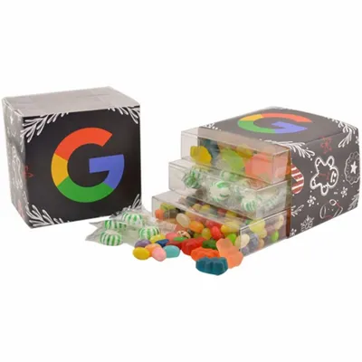 3 Way Candy Stack Acetate Tower - TRB827 - Custom Shot Glass Now