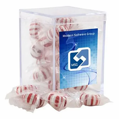 Small Acrylic Candy Box with Starlight Mints - Custom Shot Glass Now