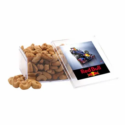 Acrylic Box with Cashews - Large - Custom Shot Glass Now