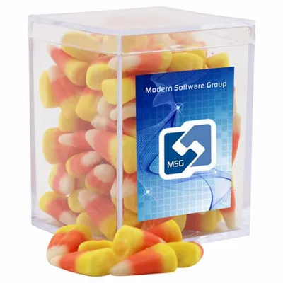 Acrylic Box with Candy Corn - Small - Custom Shot Glass Now