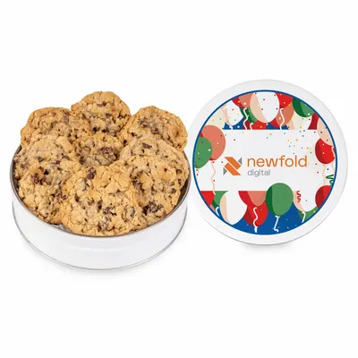 Fresh Beginnings Oatmeal Raisin Cookie Tin (Small) - Custom Shot Glass Now