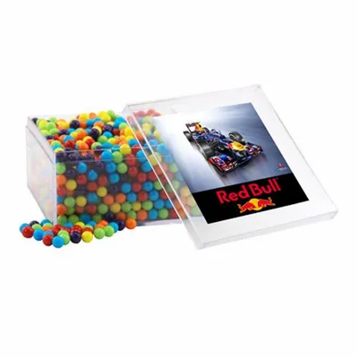 Acrylic Box with Mini Jawbreakers - Large - Custom Shot Glass Now