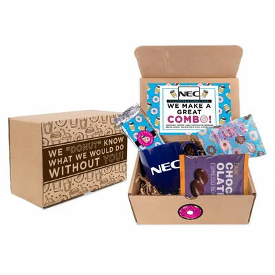 Coffee And Donuts Mailer Kit - Custom Shot Glass Now