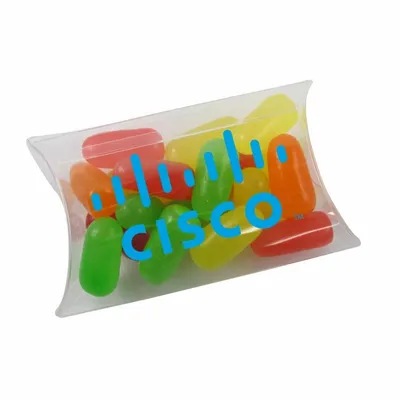 Small Pillow Acetate Box with Mike & Ike's - Custom Shot Glass Now